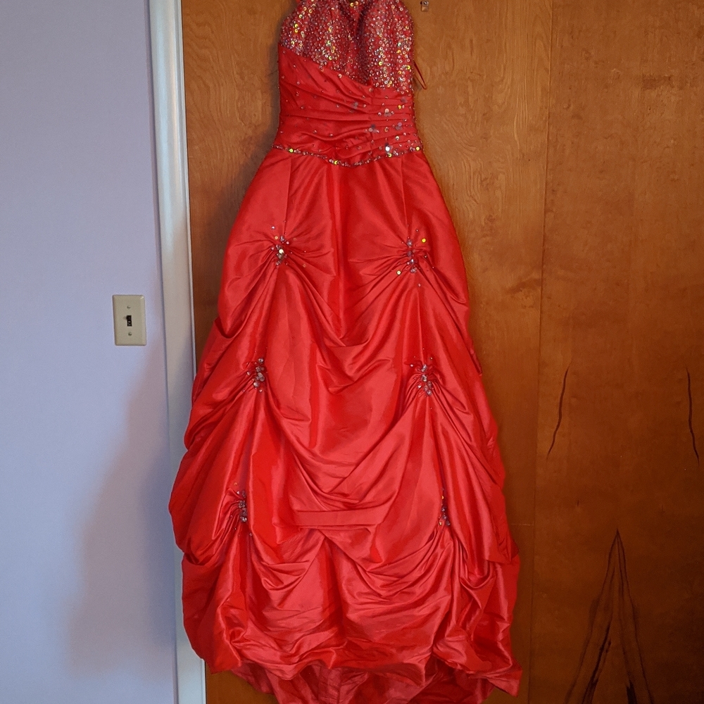 Formal Prom Dress - Size Adjustable - Corset